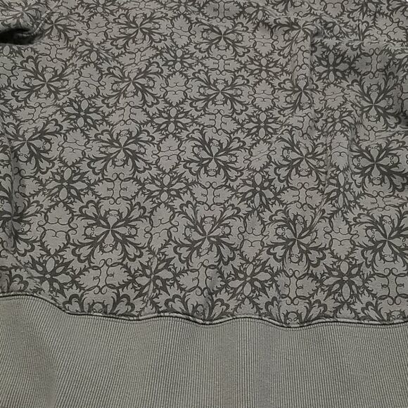 Denver Hayes Hoodie Women's Size Large Grey Full Zip Up Long Sleeve Drawstring - Picture 6 of 8